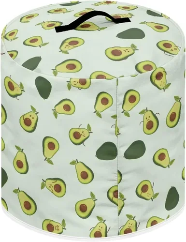 Vista 2 de Dolyues Cubierta para olla a presión de aguacate, cubierta antipolvo con estampado de frutas verdes, cubierta antipolvo para electrodomésticos