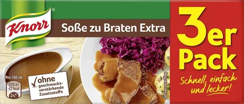 Vista 2 de Knorr Sosse zu Braten Extra (Sauce for Roast extra) 3-er