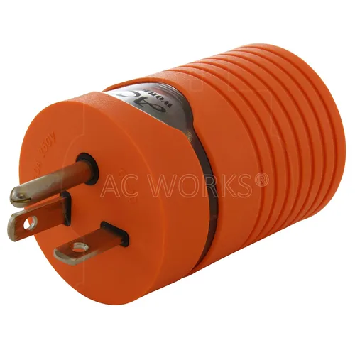 Vista 6 de AC WORKS [AD620L620] Adaptador de bloqueo NEMA 6-20P 20Amp 250Volt Macho Plug a NEMA L6-20R 20Amp 250Volt Bloqueo Conector Hembra