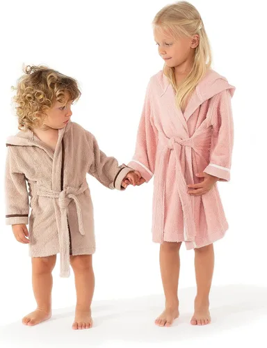 Vista 5 de Bata de baño suave de alta calidad, rayón de bambú con capucha, para niños y niñas