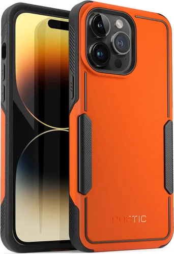Vista 17 de Poetic Neon - Funda para iPhone 14 Pro Max, resistente de doble capa, delgada, a prueba de golpes, compatible con carga inalámbrica, antideslizante