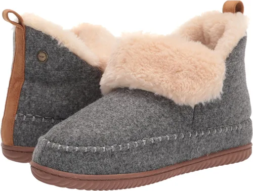 Vista 9 de Dearfoams Botas Alpine By Dearfoams Moritz para mujer para interiores y exteriores