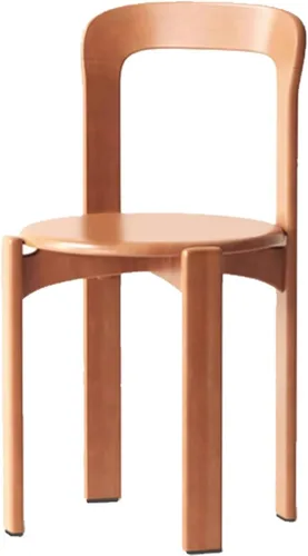 Vista 20 de Silla de comedor moderna y versátil, sillas de cocina con marco de madera apilable, silla lateral sin brazos, taburete para el hogar para habitación