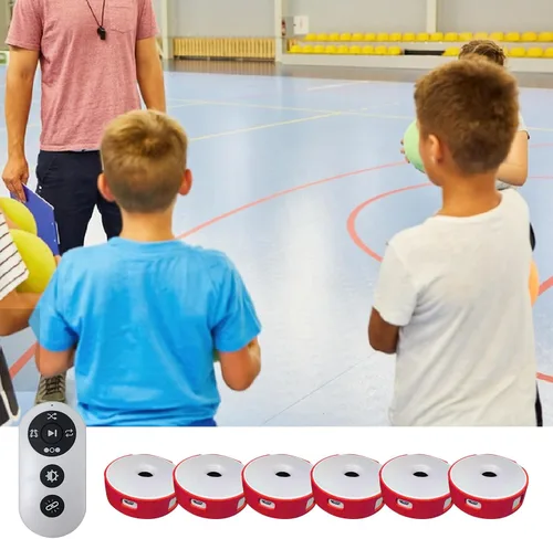 Vista 8 de Juego de lámparas de entrenamiento de reacción ágil de 3 unids/Pk, equipo de luz de reacción de entrenamiento de reacción ágil, luces de reacción