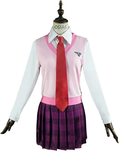 Vista 16 de OSIAS Traje de cosplay Disfraz de anime estilo campus japonés
