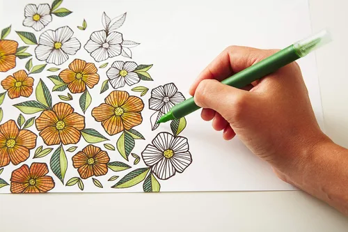 Vista 9 de Cricut Marcador de tinta infusible a mano alzada, paquete de 5 básicos