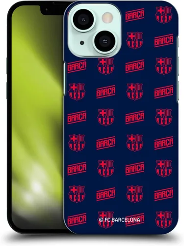 Vista 12 de Head Case Designs Funda rígida con licencia oficial del FC Barcelona Barca Crest Graphics compatible con Apple iPhone 13 Mini