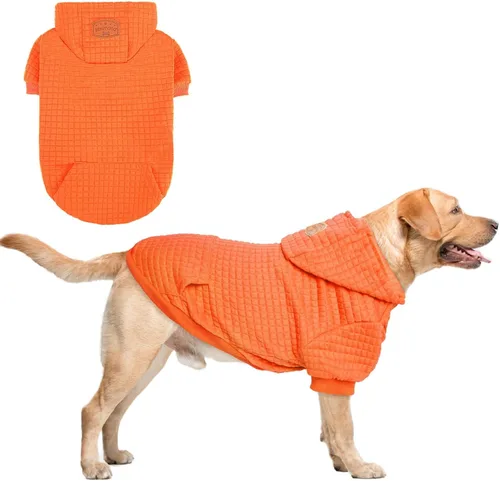 Vista 70 de BEAUTYZOO - Sudadera con capucha para perros con agujero para correa y bolsillo, suéteres para perros pequeños, medianos y grandes, niños y niñas