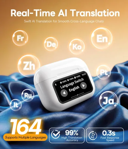 Vista 2 de Auriculares inalámbricos Bluetooth con traducción en tiempo real