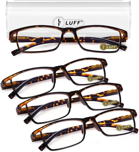 Vista 19 de LUFF 6 piezas Gafas de Lectura Anti-Rayos Azules Portátiles Ultra-Ligeras (0.00X)