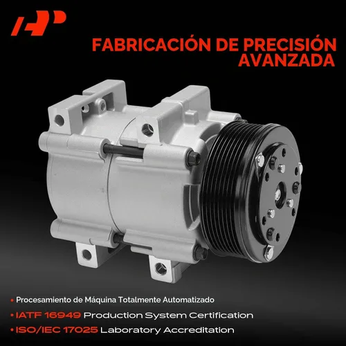 Vista 3 de A-Premium Compresor de aire acondicionado AC con embrague