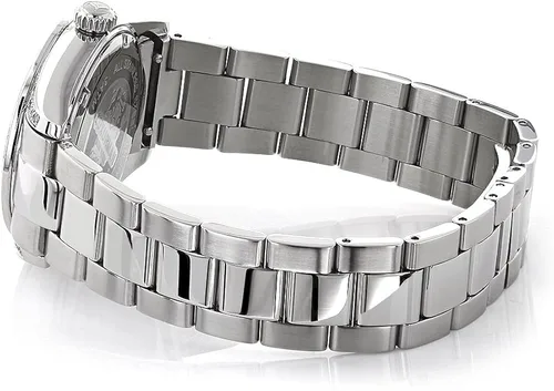 Vista 2 de LUXURMAN Iced Out - Reloj de diamante Tribeca para mujer, 1.5 ct
