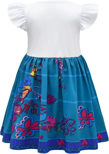 Vista 3 de Choadam Mirabel - Vestido de princesa para niñas y niños pequeños, vestido Isabella 2t 4t 6t
