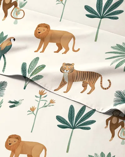 Vista 9 de CGK Linens Sábanas tamaño individual, juego de 3 piezas, de pez, color rosado, temática de animales marinos, ultrasuave, transpirable, lavable a