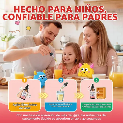 Vista 5 de Limpieza de parásitos 22 en 1 para humanos y niños, gotas líquidas de limpieza intestinal a base de hierbas con ajenjo, nogal negro, clavo