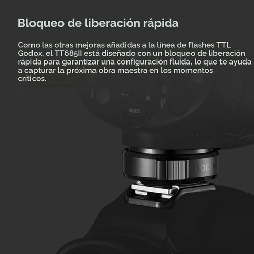 Vista 3 de GODOX TT685II-C E-TTL Flash for Canon Speedlight Camera Flash,2.4G Wireless