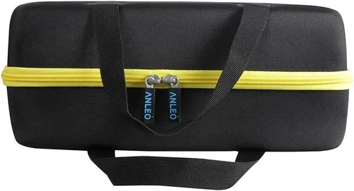 Vista 5 de Anleo Funda de viaje rígida para DEWALT DCC020IB 20V Max Inflator con batería (cremallera negra+amarilla)