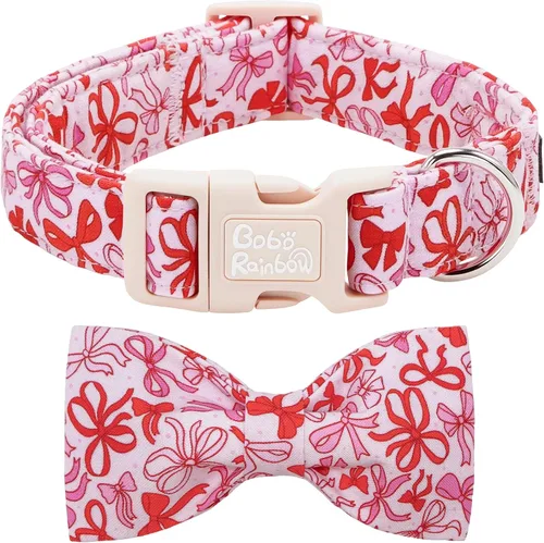 Vista 7 de Collar para perro, con estampado de tiburón, collar para cachorro, collar para mascotas, collar de lazo para perros, suave, duradero, ajustable