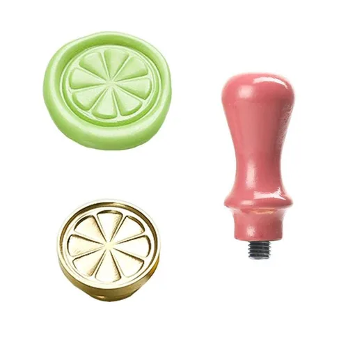 Vista 15 de Kit de sellado de cera con diseño de fresa en relieve, cabeza de sello de cera, mango de madera para tarjetas, sobres, decoración