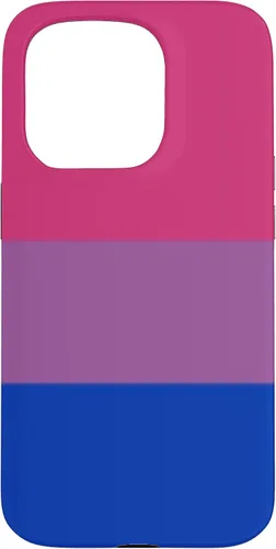 Vista 14 de Funda de colores de la bandera del orgullo bisexual para iPhone 16