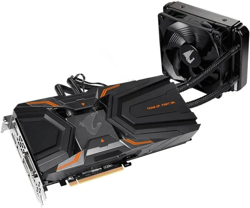 Vista 2 de Gigabyte GeForce GTX 1080 Ti Waterforce 11GD tarjetas gráficas