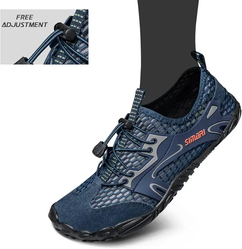 Vista 5 de SIMARI Water Shoes Men Women Quick Dry Aqua Sock Beach Barefoot Athletic Swim Sport Shoes for River Pool Lake Surfing Kayaking Diving Boating