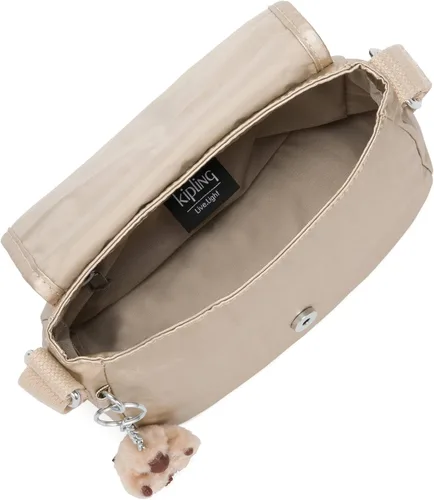 Vista 3 de Kipling Sabian - Bolso bandolera (tamaño pequeño), color metálico