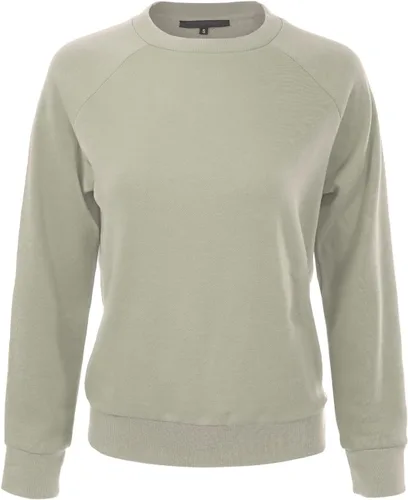 Vista 107 de MixMatchy Sudadera básica suave y cómoda de forro polar con cuello redondo para mujer