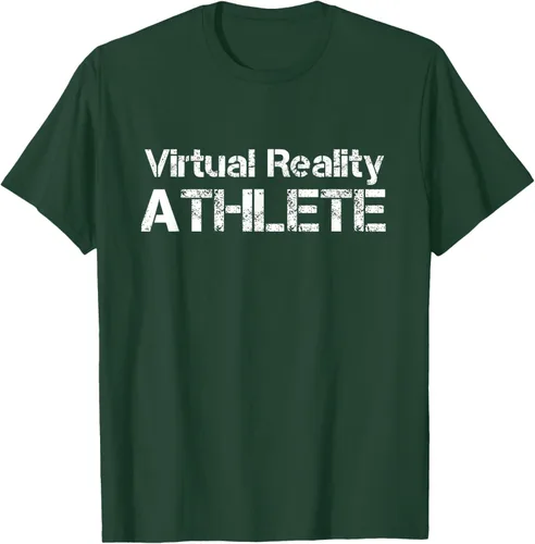 Vista 89 de Virtual Reality ATHLETE for VR Gamers Camiseta, Negro, S