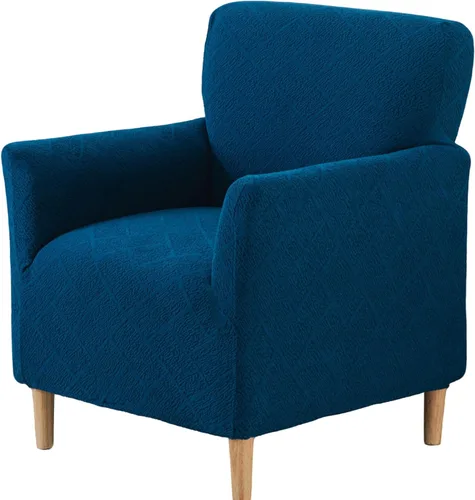 Vista 70 de Fundas de jacquard para sillón de banquete, fundas suaves para sillón de 1 pieza, fundas elásticas para silla de sala de estar, antideslizantes