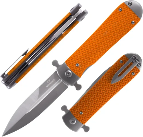 Vista 6 de Ganzo Adimanti Samson-BR Cuchillo plegable de bolsillo D2 Hoja de acero Mango antideslizante G10 con clip Cuchillo de bolsillo para caza, pesca