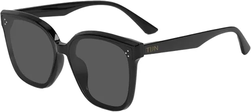 Vista 7 de TIJN Polarized Sunglasses Women Men Oversized,UV Protection Sun Glasses Trendy Style,Large Square Shades,Big Frame Shady Rays