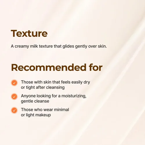 Vista 8 de IsNtree Yam Root Vegan Milk Cleanser 220ml, 7.43 fl.oz Limpiador facial coreano para pieles sensibles Textura rica y cremosa Hidratante