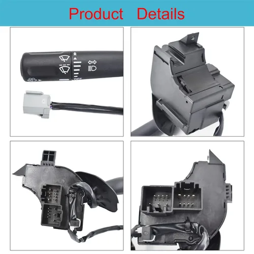 Vista 4 de LABLT Interruptor de palanca multifunción para faro intermitente, interruptor de palanca de repuesto para F150 2005 2006 2007 2008