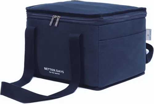 Vista 16 de Nook Theory Bolsa de comestibles reutilizable con aislamiento, a prueba de fugas, bolsa enfriadora grande Caramelo