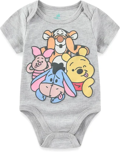 Vista 7 de Disney Baby Toy Story Mickey Mouse Cars Winnie the Pooh - Paquete de 3 mamelucos para recién nacidos y bebés