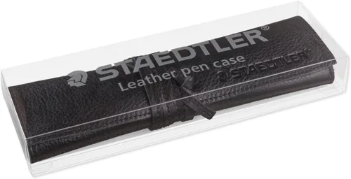 Vista 3 de STAEDTLER - Estuche de cuero para bolígrafos, Negro -, Estuche para lápices
