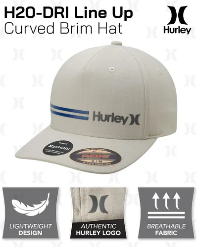 Vista 2 de Hurley Gorra de béisbol para hombre H2O-DRI con ala curvada