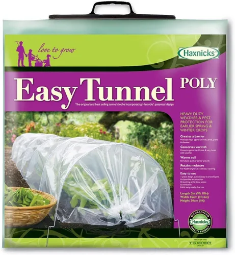 Vista 10 de Invernadero tunel tierra para jardín Haxnicks Easy Poly, Micromalla (Micromesh)