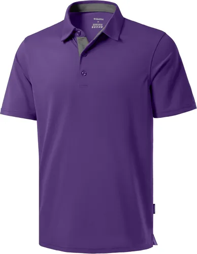 Vista 27 de Polo de golf para hombre, secado rápido, absorbe la humedad, manga corta A-Negro