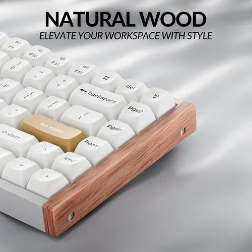 Vista 3 de Keychron K2 HE Rapid Trigger Teclado mecánico inalámbrico personalizado con efecto Hall Gateron interruptor magnético de doble riel, 2.4 GHz QMK