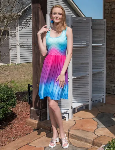 Vista 67 de uideazone - Vestido de mujer sin mangas cuello redondo de verano, para playa, casual, Midi línea A.
