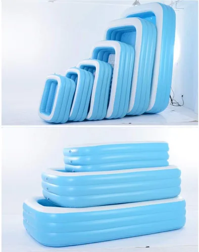 Vista 5 de Centro de natación Familiar, acuario, Piscina inflable, Piscina de salón Rectangular, 4.9 ft