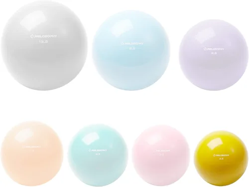 Vista 5 de Philosophy Gym - Pelota tonificante - Mini pelota medicinal con peso suave