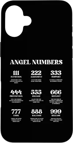 Vista 23 de Funda para iPhone 16 Números de Ángel Números Divinos