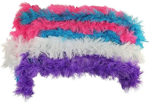 Vista 4 de Mariposa Twinkles Chicas Té Party Sombreros Bolsos Boas Juego de Vestir Juego para 4 Sombreros de Sol Disfraces