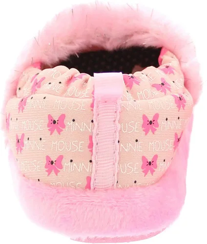 Vista 4 de Minnie Mouse - Pantuflas de felpa para niña pequeña