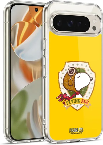 Vista 148 de Head Case Designs Officially Licensed Peanuts Flying Ace The Many Faces of Snoopy Gel Case [Military Grade Protection] Compatible with Google Pixel 3