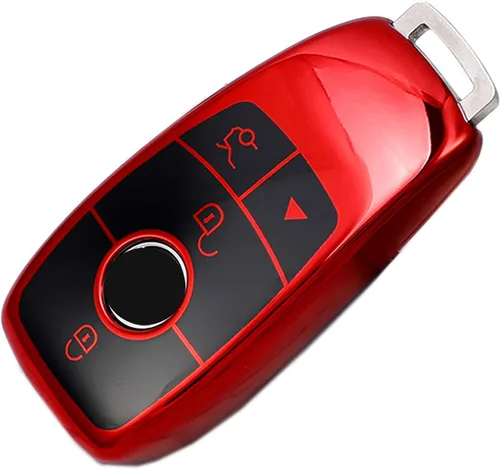 Vista 5 de Funda para llavero para Mercedes Benz Clase A, Clase C, Clase S, Clase E, Clase G