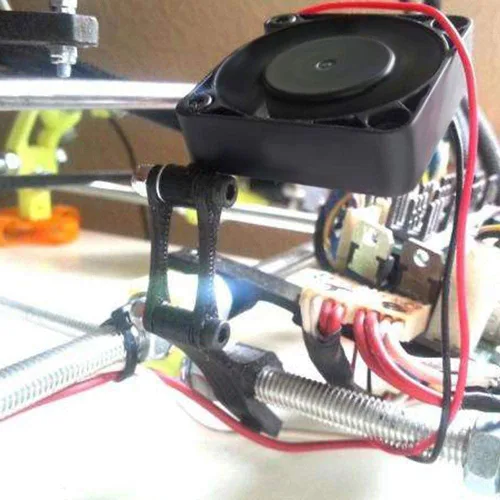 Vista 5 de Bettomshin Ventilador de enfriamiento 4010MS 1.575x1.575x0.394 in DC 12V 0.1A 2.4W Rodamientos de manga Rodamientos de retención de aceite 1 unids